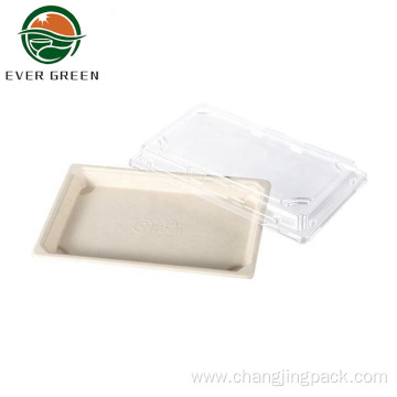 Biodegradable Recycled Microwavable Food Pulp Tableware Tray